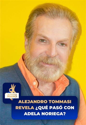 Alejandro Tommasi rompe el silencio sobre el misterioso retiro de Adela Noriega. El actor reveló detalles de su convivencia con la actriz y aclaró los rumores sobre sus supuestos hijos y su vida fuera de los reflectores. ¿Fue la familia o el deseo de mantener su imagen intacta lo que la alejó de las cámaras? #DetrasDeDPM ¡No te pierdas las mejores EXCLUSIVAS en #DePrimeraMano👌🏻 a las 3 PM por el 3.1 de #ImagenTelevisión!