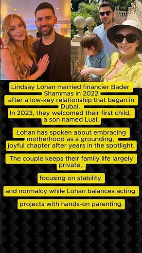 Lindsay Lohan’s Beautiful Journey into Motherhood & Private Family Life❤️