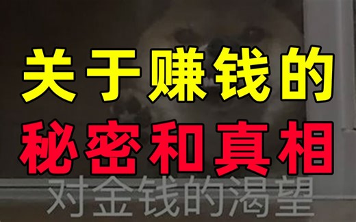 【半佛】关于赚钱的秘密与真相