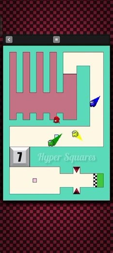 Who Win? Among us race 🟥🟦🟨🟩#shorts #squarerace