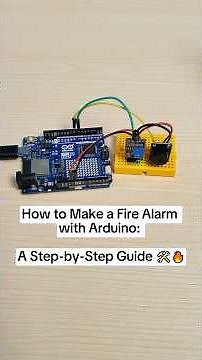 DIY Fire Alarm with Arduino! Follow my steps to make your own. Easy and fun!