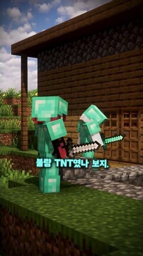 TNT exploded in the house but nothing was destroyed #Minecraft