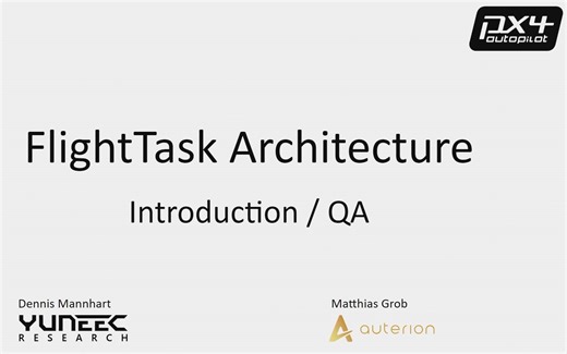 【无人机】PX4飞行任务架构 | 由Dennis Mannhart与Matthias Grob讲解 | PX4开发者峰会2019@ETH苏黎世联邦理工大学