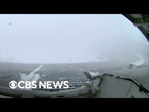 Videos show Buffalo buried in snow