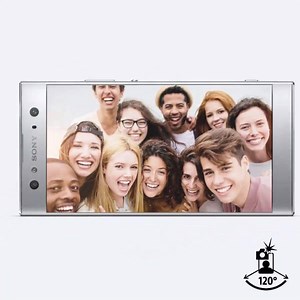 Fit more of your friends into the frame with Xperia XA2 Ultra and its super wide-angle 120° selfie camera. | Sony - Xperia