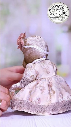 Handmade Teddy Bear “Matilda”🧸| Finished Custom Artist Bear + Join My Patreon Tutorials DIYTeddyBear