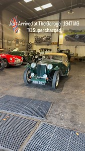 Just Arrived at The Garage | 1947 MG TC Supercharged https://www.robinlawton.com/cars/1947-mg-tc-fitted-with-eaton-supercharger?page=vintage-classic-cars-for-sale&pg=1 A quality example of one of the most iconic British sports cars of the post-war era. This 1947 MG TC was supplied new to South Africa before being repatriated to the UK in 1986. It later received a high-quality restoration and, more recently, has been carefully enhanced by a knowledgeable engineer owner to create a truly capable l