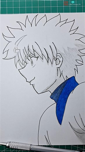 How To Draw Killua Side View✏️ #howtodraw #メイキング #killua #fanart