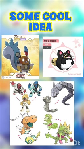 some cool pokemon designs for pokemon gen 10 #pokemon
