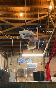 Trapeze choreography at Cirque School Los Angeles | Stéphanie Gérard