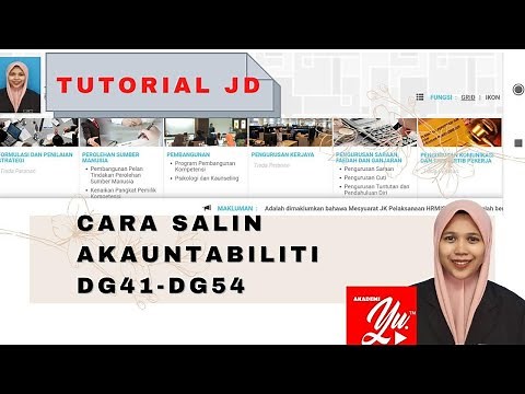 Cara salin akauntabiliti deskripsi tugas dg41 hingga dg44 | tutorial JD