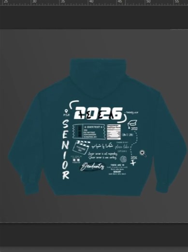 Senior Hoodie Design for Computer Science Faculty 2026