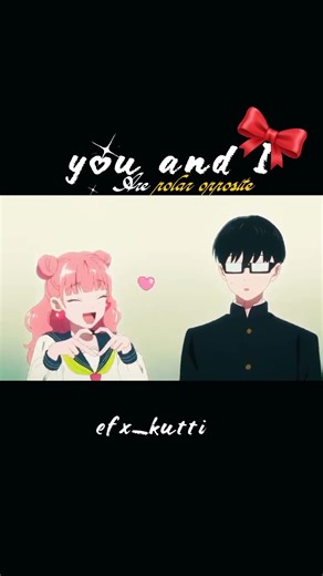 You and I are polar opposite animal. #shorts #love #treanding #like #animation