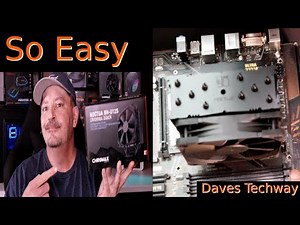 Noctua NH U12S chromax Black CPU Cooler AM4 Installation Guide