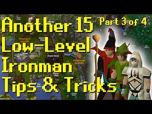 ANOTHER 15 Oldschool Runescape Ironman Tips & Tricks | #3