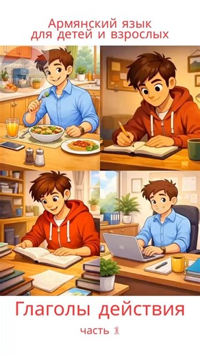 ТОП 10 нужных глаголов в армянском. Армянский язык. Armenian language. TOP 10 Armenian verbs.