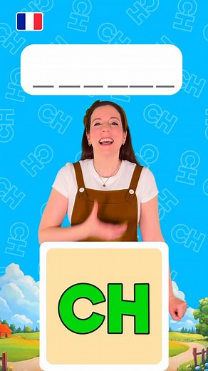 Le son de la lettre CH - Apprendre à lire et parler français #education #phoneme #french #learning #phonics #beginner | Kidi Fun