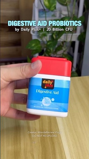 Support Your Gut Health Daily! 🌿 Daily Plus+ Digestive Aid Probiotics
