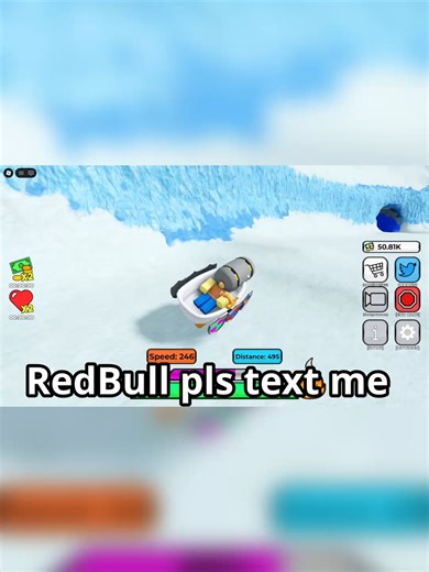 RedBull PLS #redbull #roblox #sledsimulator