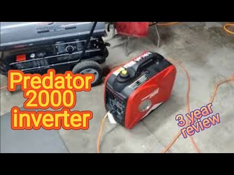 Harbor Freight Predator 2000 watt Inverter 3 year review and tips !!! Under load videos included