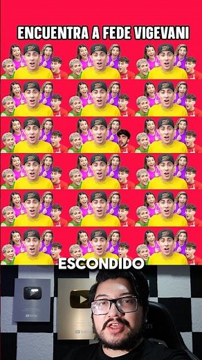 Adivina El YouTuber Escondido Con Competitivos Seguidores | Alejo Igoa, Fede Vigevani, Yolo #shorts