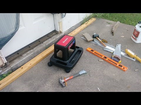 HOW TO REPLACE A ROTTED BOTTOM WOOD DOOR FRAME.