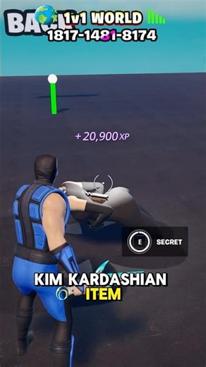 HOW TO GET THE KIM KARDASHIAN GUN IN 1V1 WORLD FORTNITE