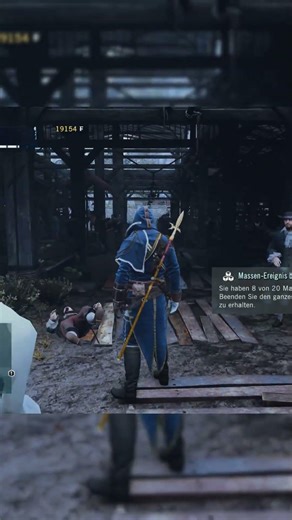 AC Unity Ragdoll Moment! #shorts #acunity #deutsch #gaming #schweiz