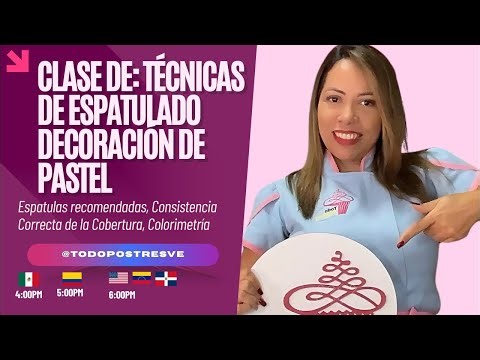 Espatulado desde Cero en Decoración de Pastel