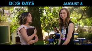 102 reactions · 25 shares | Love comes when you call it.  Don’t miss Nina Dobrev, Vanessa Hudgens, Finn Wolfhard, Adam Pally and more in DOG DAYS, in theaters everywhere August 8. | Dog Days The Film | Facebook