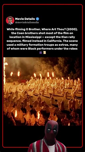 While filming O Brother, Where Art Thou? (2000), One Scene Moved States Entirely
