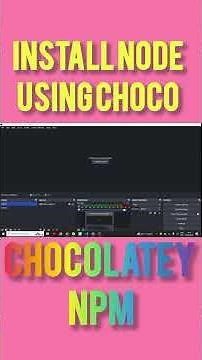 install Node using Chocolatey || Chocolatey Node Package Manager