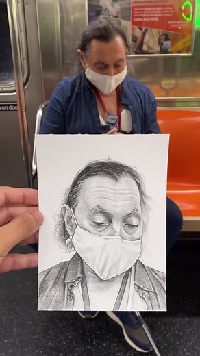 Devon Rodriguez Subway Art Drawing Reaction