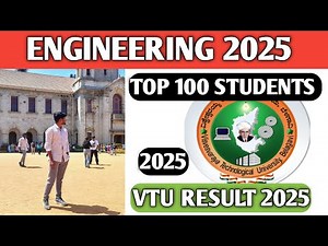 VTU RESULT|TOP 100 STUDENTS VTU|2ND SEM STUDENTS CONGRATULATIONS 2025|VTU UPDATE SEM RESULTS|VTU