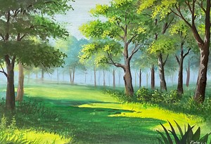 34K views · 257 reactions | Poster Colour Painting #postercolour #scenery #painting #trees #drawing #art #tree | Paintings | Facebook