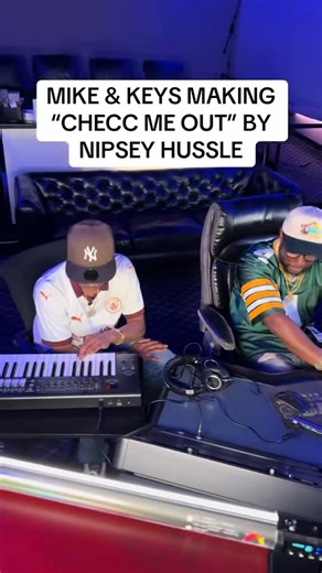 BackTrak on Instagram: "Mike & Keys break down how they created “Checc Me Out” with Nipsey Hussle, one of those records that defined a whole era of motivation and hustle. Full BackTrak episode out now on the TmrO Network 🎥 #BackTrak #TmrONetwork #NipseyHussle #MikeandKeys #ProducerLife #StudioFlow #HipHopCulture #LosAngeles #ClassicRecords #BehindTheBeats"