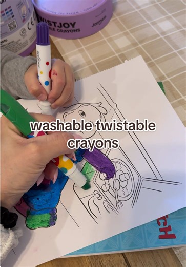 Durable Washable Twistable Crayons for Toddlers