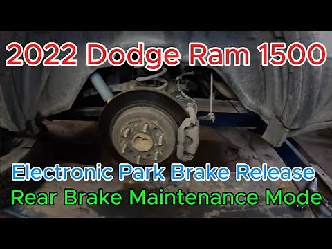 2022 Dodge Ram Brake Maintenance Mode