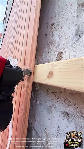 Professional Timber Cladding Installation | Pneumatic Coil Nailer for Exterior Wood Siding