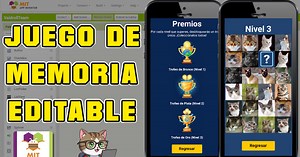 JUEGO DE MEMORIA EDITABLE CON MIT APP INVENTOR