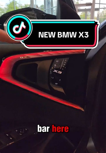 Introducing the Illuminated Door Panel in the 2025 BMW X3