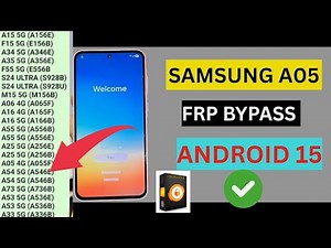 Samsung A05 frp bypass Android 15 unlock tool / Samsung A05 (Sm-A055F) Frp Bypass /Test Point - 2025
