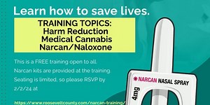 Free Narcan training available for residents of Roosevelt County