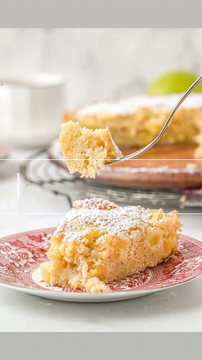 This delicious French Apple Cake!! Full recipe here: https://www.tosimplyinspire.com/french-apple-cake.html | To Simply Inspire