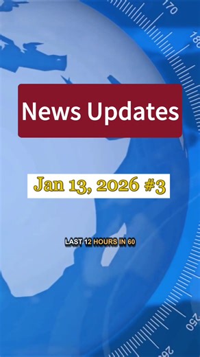 Daily U.S Headlines - Jan 13, 2026 #news #newsupdate #trump #breakingnews #usa