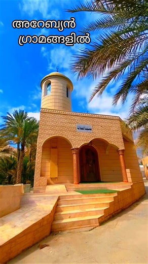 അറേബ്യൻ 🌵ഗ്രാമത്തിലെ ഒരു മസ്ജിദ് 🤲✨ #shorts #youtubeshorts #villagelife