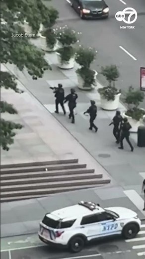 Video shows moments as police respond to deadly shooting at 345 Park Avenue in Midtown, Manhattan
