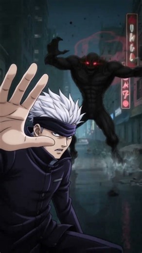 Gojo's Most Unhinged Fight Yet 🤞🤞#shorts#anime#satorugojo#ai