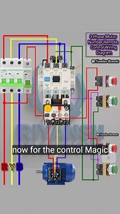 3 Phase Motor Number Remote Control Wiring Diagram | Start Stop Control 🔴🟢 | Electrical Knowledge #3PhaseMotor #MotorWiring #RemoteControlWiring #ElectricalWiring #ElectricianLife ElectricalDiagram MotorControl ContactorWiring OverloadRelay IndustrialElectrical RYB ElectricalReels EngineeringLife RiyanshElectrical ViralReels | Golu Kumar Prashad