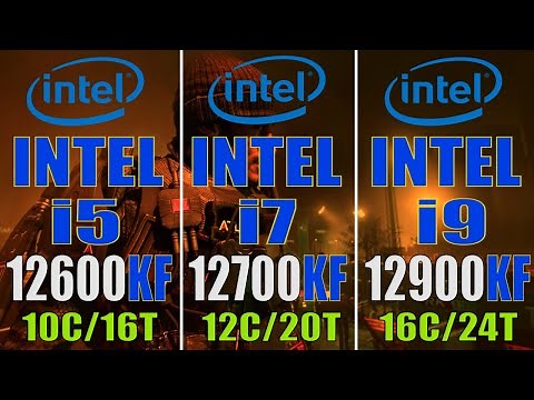 INTEL i5 12600KF vs INTEL i7 12700KF vs INTEL i9 12900KF || DDR 5 RAM || PC GAMES BENCHMARK ||